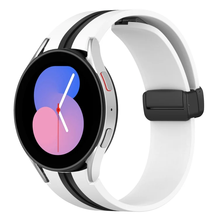 Folding Magnetic Clasp Silicone Watch Band