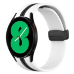 Folding Magnetic Clasp Silicone Watch Band