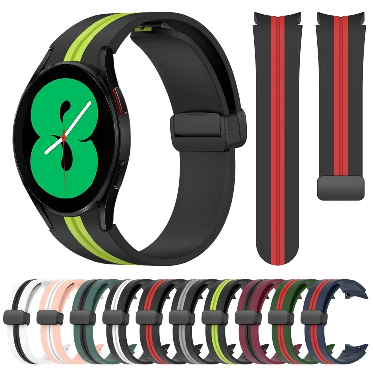 SYA001980003_B1.webp Folding Magnetic Clasp Silicone Watch Band - Image 2