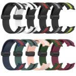 Folding Magnetic Clasp Silicone Watch Band - Image 3