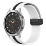 Folding Magnetic Clasp Silicone Watch Band