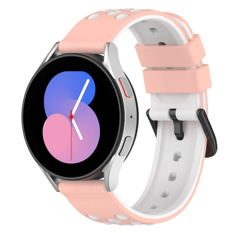 20mm Two-Color Porous Silicone Watch Band