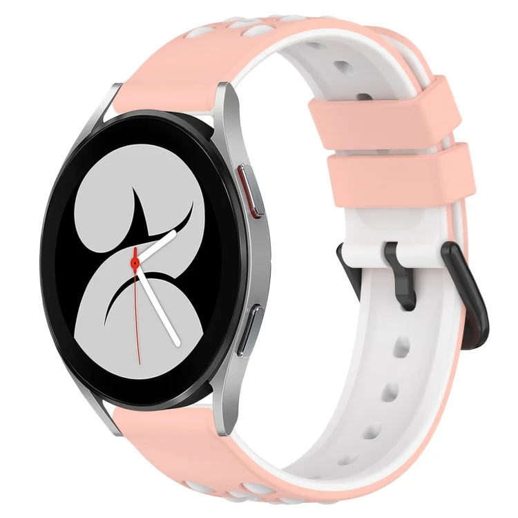 20mm Two-Color Porous Silicone Watch Band