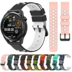 22mm Two-Color Porous Silicone Watch Band - Image 2