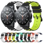22mm Two-Color Porous Silicone Watch Band - Image 2