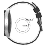 22mm Two-Color Porous Silicone Watch Band - Image 4