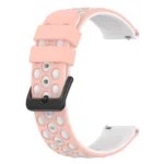 22mm Two-Color Porous Silicone Watch Band - Image 6
