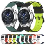 22mm Two-Color Porous Silicone Watch Band - Image 2