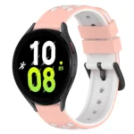 22mm Two-Color Silicone Watch Band