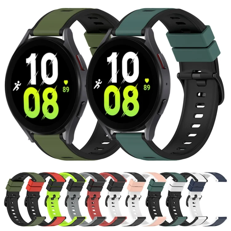 SYA001981201_B1.webp 22mm Two-Color Silicone Watch Band - Image 2