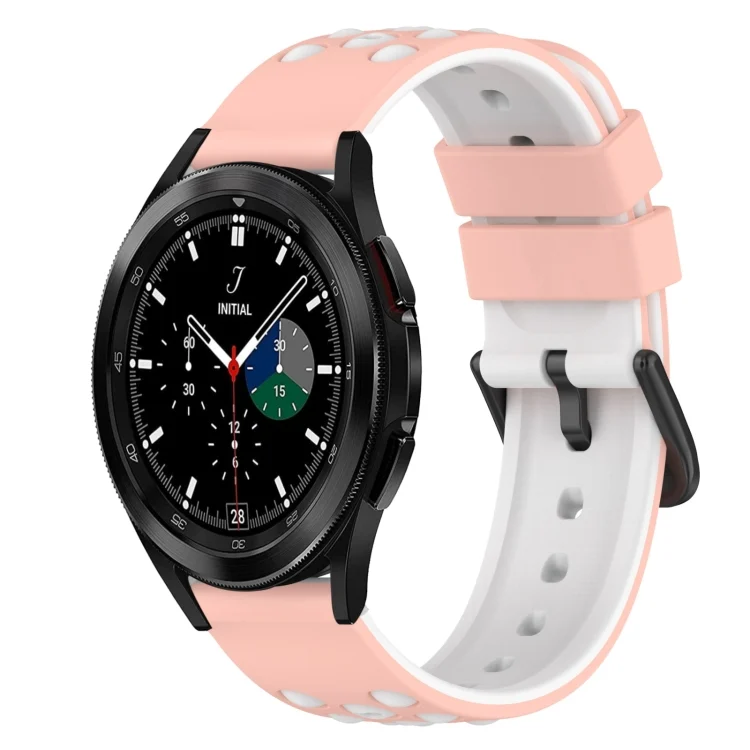 22mm Two-Color Silicone Watch Band