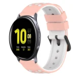 22mm Two-Color Silicone Watch Band
