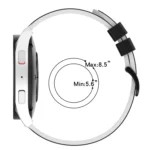 22mm Two-Color Silicone Watch Band - Image 3