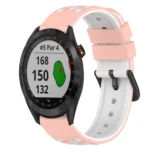 22mm Two-Color Silicone Watch Band