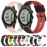 22mm Two-Color Silicone Watch Band - Image 2