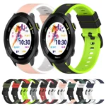22mm Two-Color Silicone Watch Band - Image 2