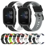 22mm Two-Color Silicone Watch Band - Image 2