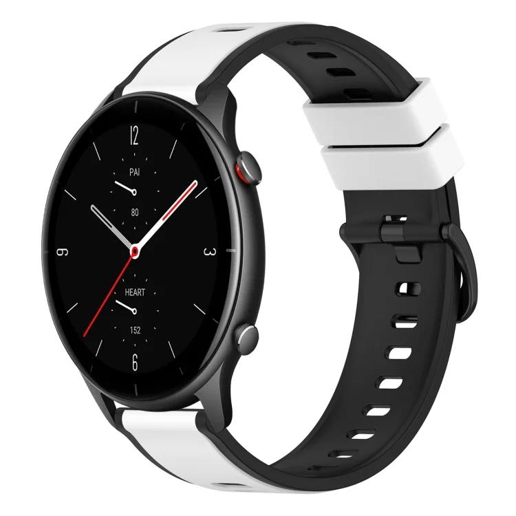 22mm Two-Color Silicone Watch Band