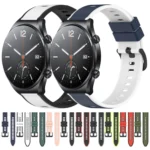 22mm Two-Color Silicone Watch Band - Image 2