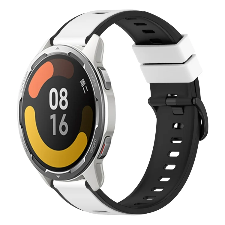 22mm Two-Color Silicone Watch Band
