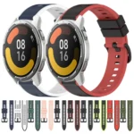 22mm Two-Color Silicone Watch Band - Image 2