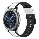 22mm Two-Color Silicone Watch Band
