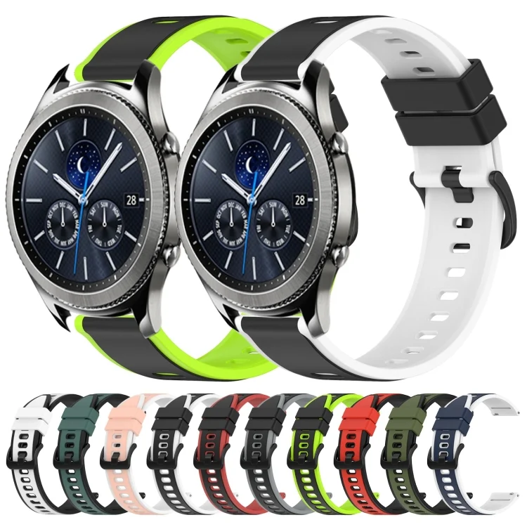 SYA001985003_B1.webp 22mm Two-Color Silicone Watch Band - Image 2