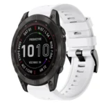 Metal Buckle Solid Color Silicone Watch Band