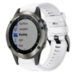 Metal Buckle Solid Color Silicone Watch Band