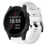 Metal Buckle Solid Color Silicone Watch Band