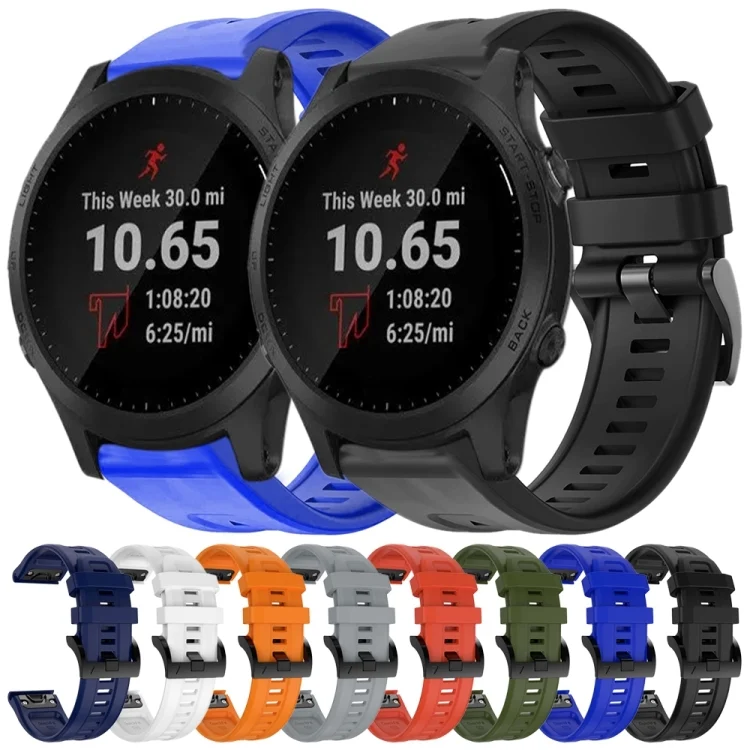 SYA001985517_B1.webp Metal Buckle Solid Color Silicone Watch Band - Image 2