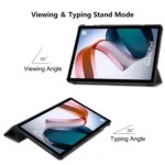 For Xiaomi Redmi Pad 10.61 inch ENKAY Tri-fold Custer Texture Leather Stand Smart Case, For Xiaomi Redmi Pad 10.61 inch - Image 3