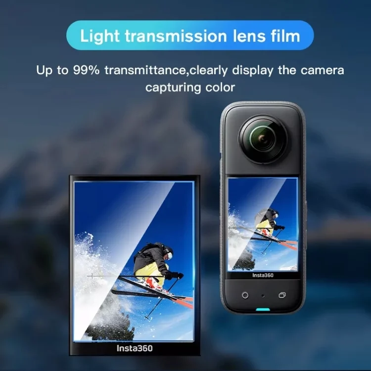 SYA0019903_2.webp For Insta360 X3 2pcs Transparent HD Curved Protective Film - Image 3