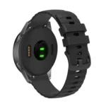 18mm Wavy Dotted Solid-Color Silicone Watch Band - Image 3