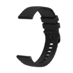 18mm Wavy Dotted Solid-Color Silicone Watch Band - Image 5