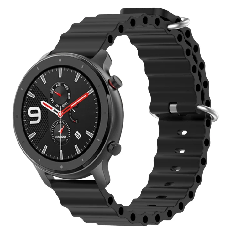 Ocean Style Solid Color Silicone Watch Band