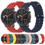 Ocean Style Solid Color Silicone Watch Band - Image 3