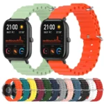 Ocean Style Solid Color Silicone Watch Band - Image 3