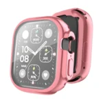 For Apple Watch Ultra / Ultra 2 49mm ENKAY Full Coverage Electroplated Soft TPU Case with Screen Film