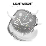 For Apple Watch Ultra / Ultra 2 49mm ENKAY Full Coverage Transparent Soft TPU Case with Screen Film - Image 3