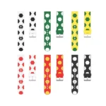20mm Football Style Metal Connector Silicone Watch Band - Image 3
