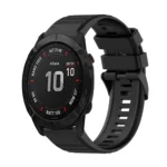 26mm Horizontal Texture Silicone Watch Band with Removal Tool