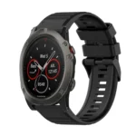 26mm Horizontal Texture Silicone Watch Band with Removal Tool