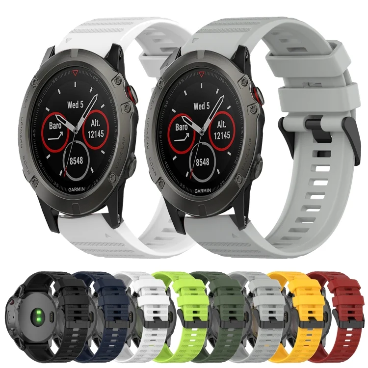 SYA002012411_B1.webp 26mm Horizontal Texture Silicone Watch Band with Removal Tool - Image 2
