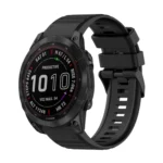 22mm Horizontal Texture Silicone Watch Band with Removal Tool