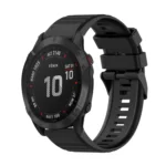 22mm Horizontal Texture Silicone Watch Band with Removal Tool