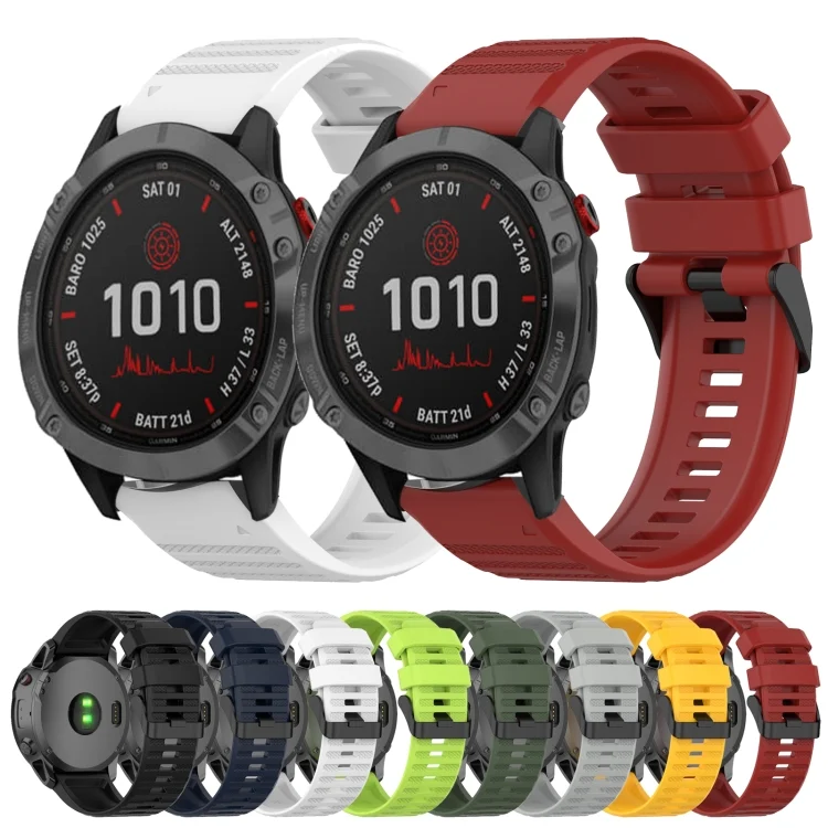 SYA002012507_B1.webp 22mm Horizontal Texture Silicone Watch Band with Removal Tool - Image 2