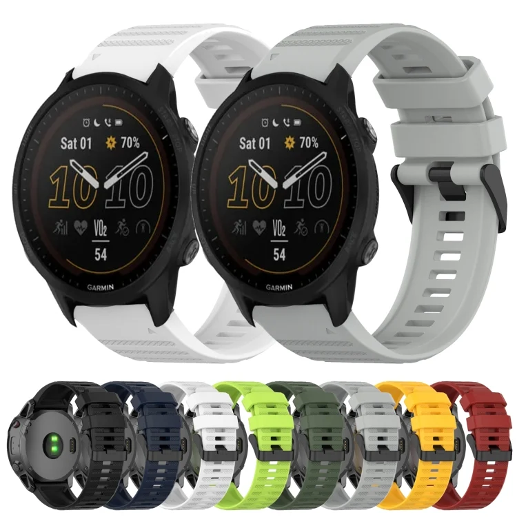 SYA002012513_B1.webp 22mm Horizontal Texture Silicone Watch Band with Removal Tool - Image 2