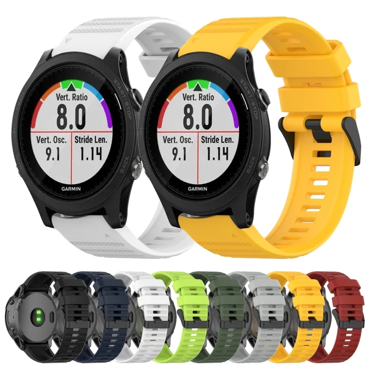 SYA002012515_B1.webp 22mm Horizontal Texture Silicone Watch Band with Removal Tool - Image 2