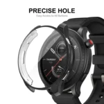For Amazfit GTR 4 ENKAY Hat-Prince Electroplated TPU Case with Screen Film - Image 3